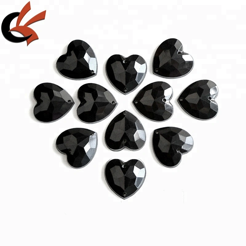 crystal heart shape rhinestone