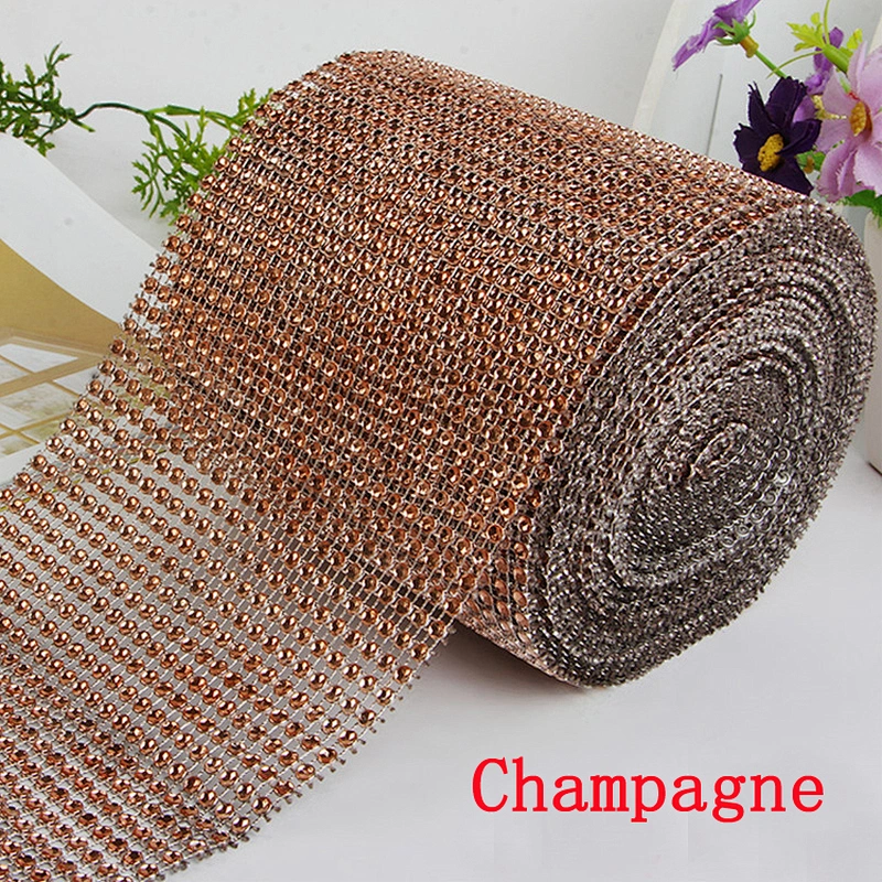 10 yards roll plastic wrap precision 3mm 4mm plastic mesh non rhinestone mesh trimming