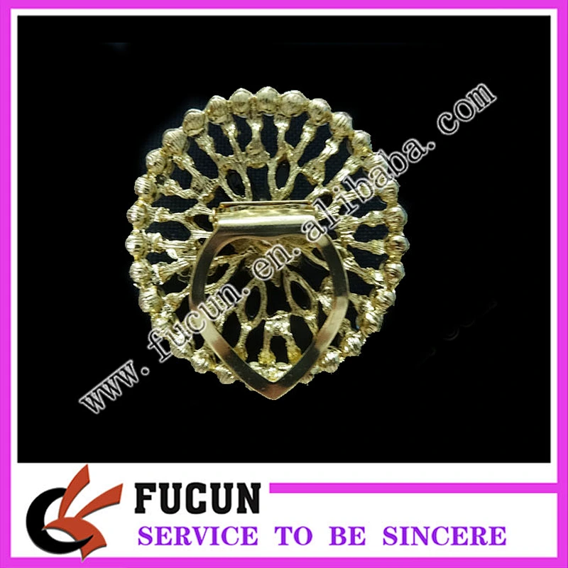Shiny bling rhinestone crystal metal crafts ,handcraft brooch for wedding gift