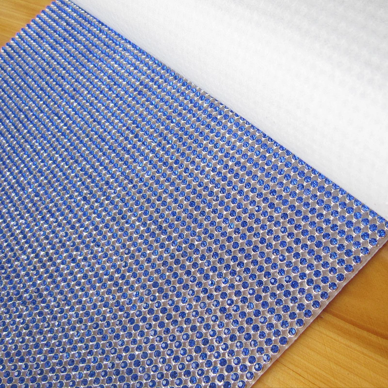 Factory Wholesale Cheap Price Crystal Glass Hot Fix Rhinestone Mesh For Decoration