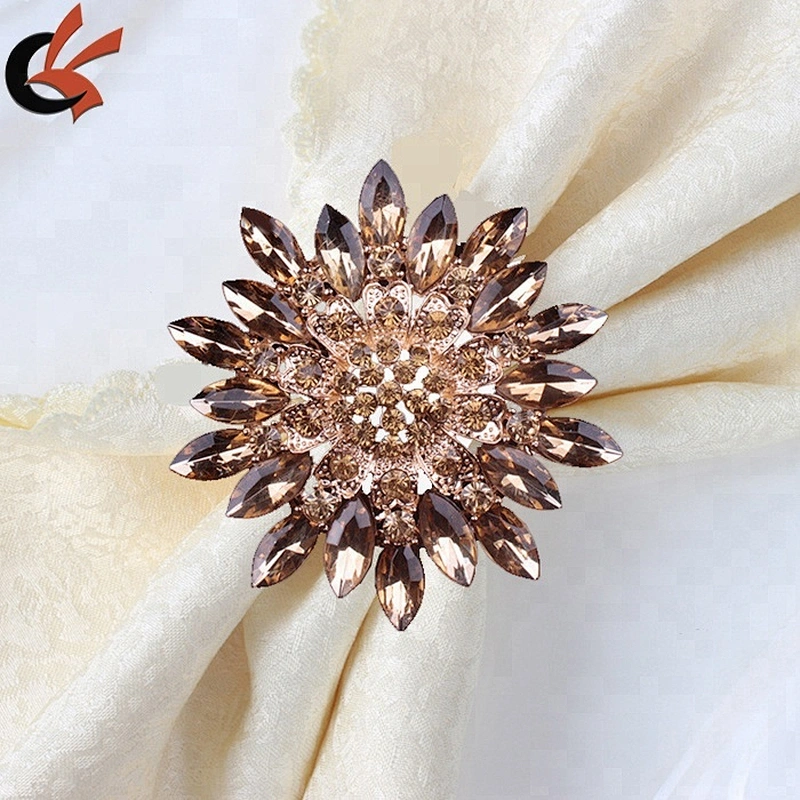 Crystal acrylic napkin ring for Embellishing a Holiday Table or Display