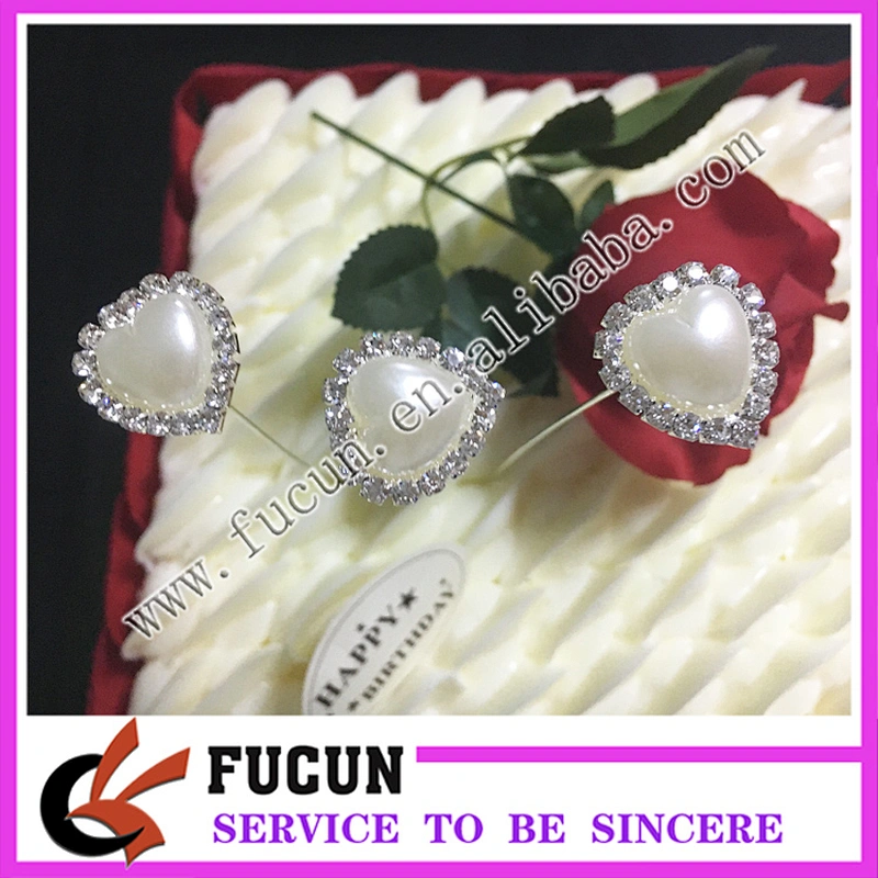 flower bouquet decoration rhinestone cake topper cake pick decoration pick for wedding party