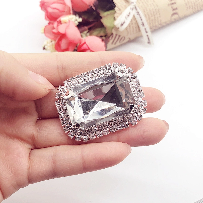 2019 latest fashion  metal alloyed diamond shoe clips for lady shoes