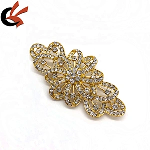 large unique crystal gold silver rhinestone brooches