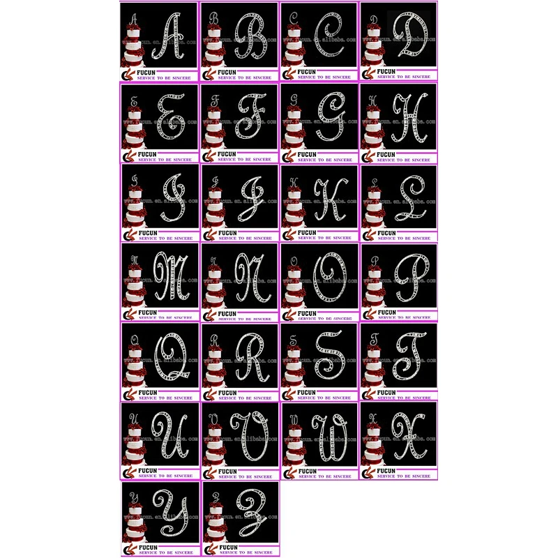 Silver Sparkling Letter 