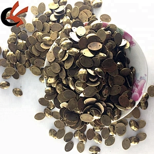 Metallic bronze sew on acrylic stone for clothing