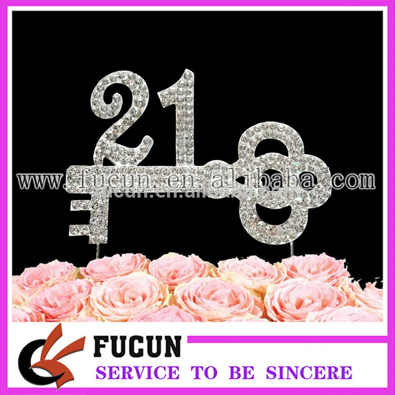 Heart shaped rhinestone cake topper wholesale ideas for new business