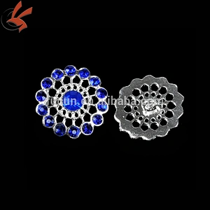 Silver Plated Rhinestone Small Flower Bouquet Wedding Party Brooch Pin
