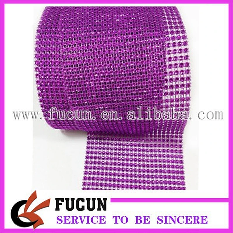4.75''x10yds Rhinestone Mesh Ribbon, Wedding Bling Sparkle Ribbon DIY Wedding Supplies Bling on a Roll