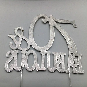 birthday party supplies 70  fabulous  rhinestone cake topper wedding