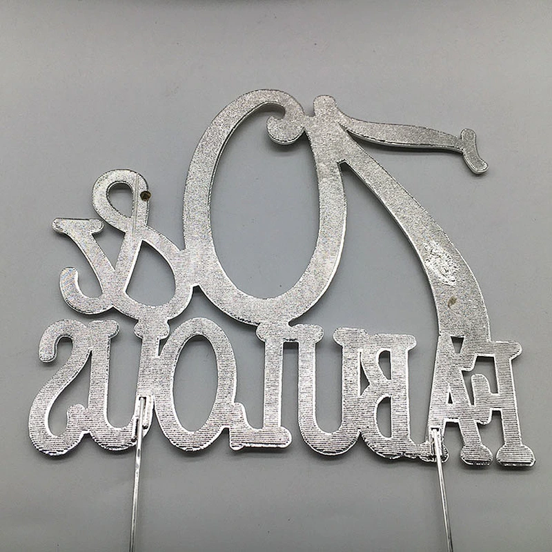 birthday party supplies 70  fabulous  rhinestone cake topper wedding
