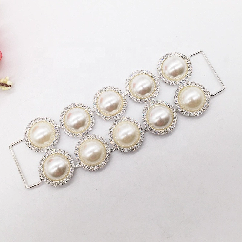 High Quality Bikini Design Accessories Swimwear Pearl Beads Bikini Connector For Wholesale