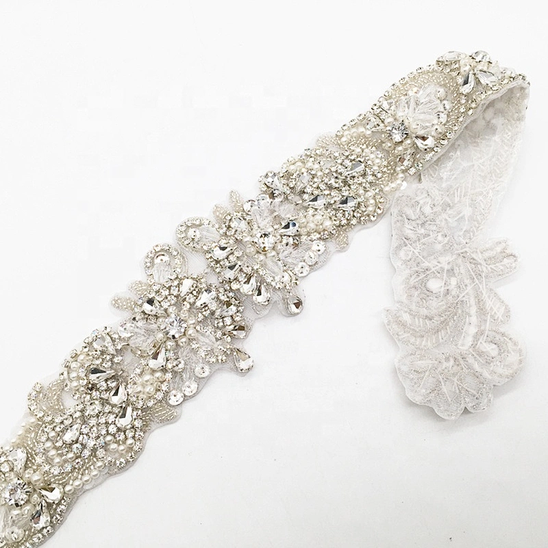 Fashion Wedding Jewelry Simple Charm Vintage Crystal Rhinestone Waistband Applique