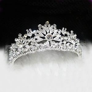 flash wedding party decoration rhinestone crystal beauty pageant flower crown