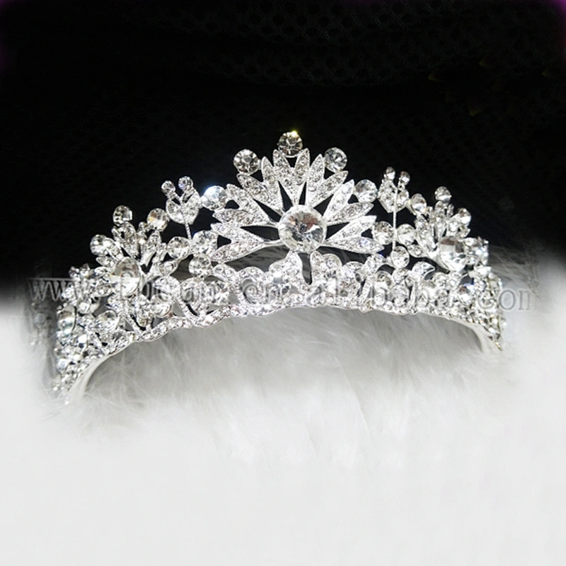 flash wedding party decoration rhinestone crystal beauty pageant flower crown