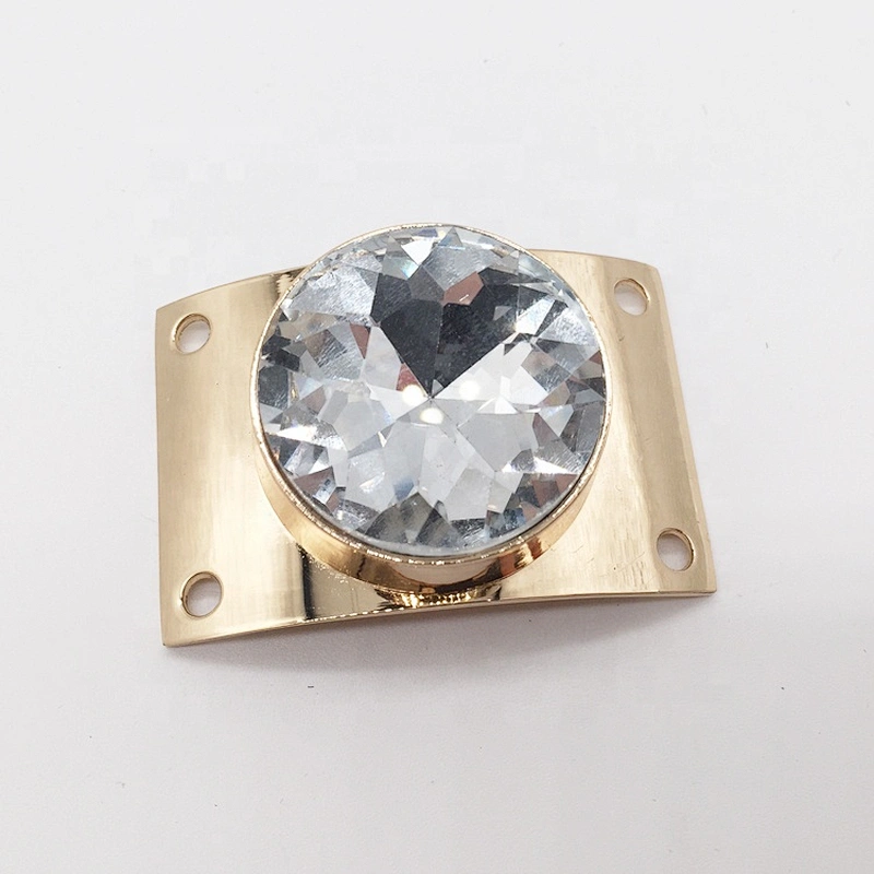 New jewelry crystal shoes accessories decorative metal buckle ornament for women shoe