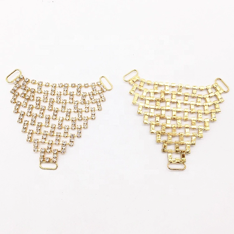 Rhinestone Net Style Crystal Mesh Jewelry Connectors for Bikini