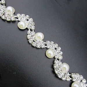 charming rhinestone trim for wedding dress rhinestone cup chain trimming