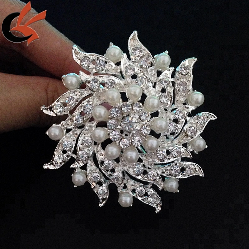 Fashion Style Wedding Pearl Rhinestone Napkin Rings Crystal Napkin Holder