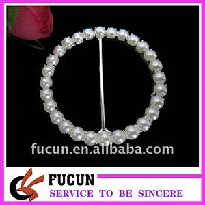 pearl and rhinestone buckles