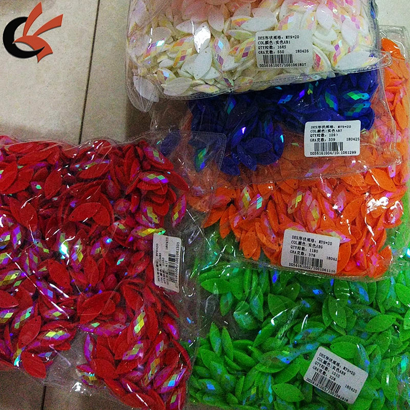 China Wholesale Flatback Resin Acrylic for clothes decoration