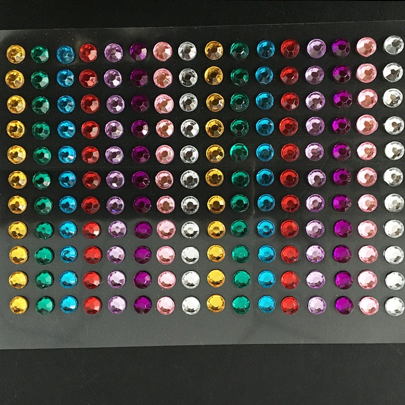 multi gem sticker sheet for Home rhinestone Decoration Use and wall decoration sticker