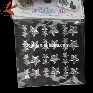 Scrapbook Star Shape Self Adhesive Gems Crystals Sticker