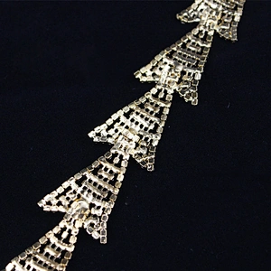 Factory Direct New Product DIY AB rhinestone wedding formal dress diamond strass belt chain trimming