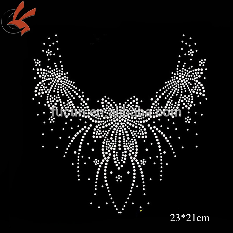 Wholesale Custom Rhinestone Transfer Hot Fix Strass Motif