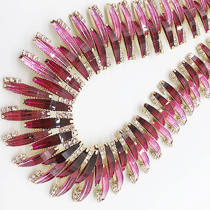 Rhinestone Chain  Crystal Trimming Rhinestone Banding For Garment