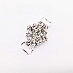 fashion crystal 4.5cm centre rhinestone bikini buckle for swimming wear