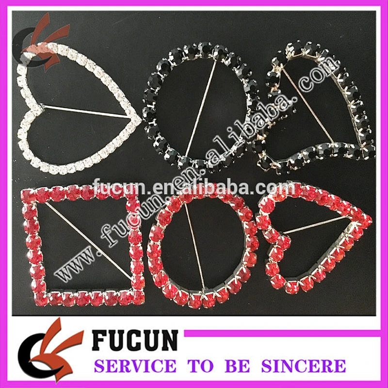 Fashion various style decorative rhinestone buckle for wedding invitation