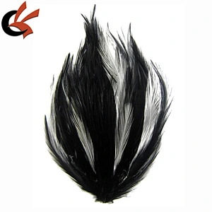 PURPLE/HOT PINK TWO TONE COLORS HACKLE FEATHER PAD