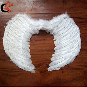 size 50*30cm white angel wing for party