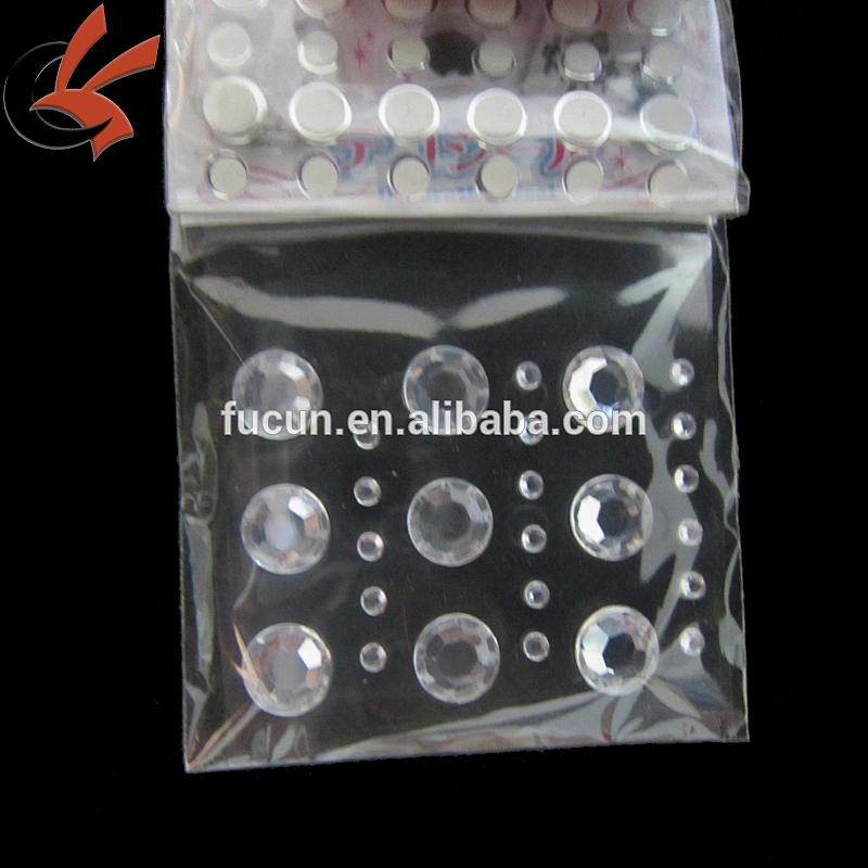 Clear Rhinestone Self Adhesive Diamantes Sticker