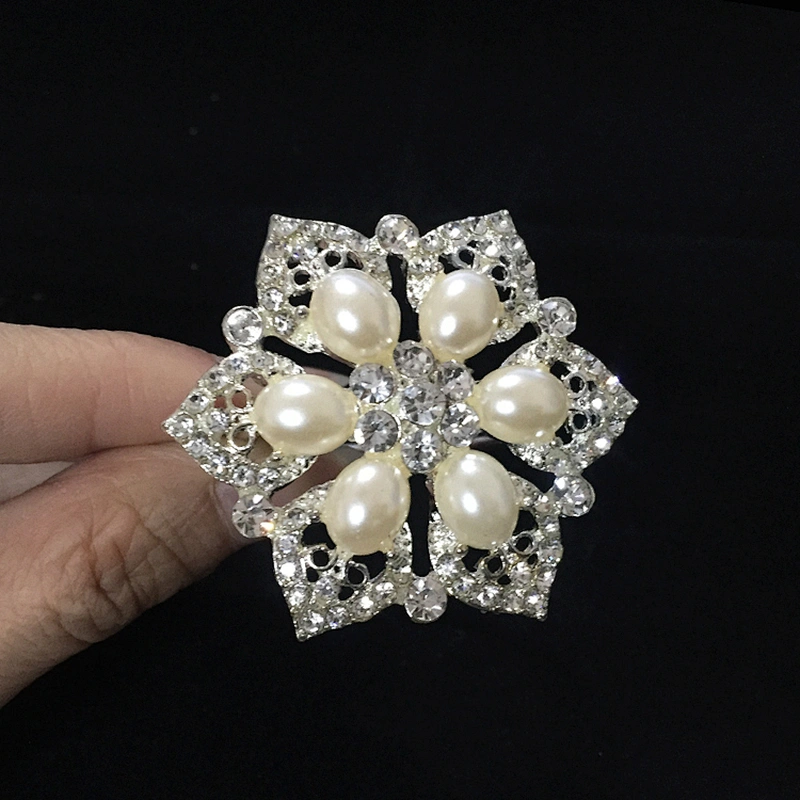 pearl handmade table decoration ornament beads rhinestone napkin ring on sell