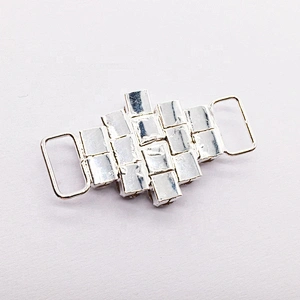 fashion crystal 4.5cm centre rhinestone bikini buckle for swimming wear