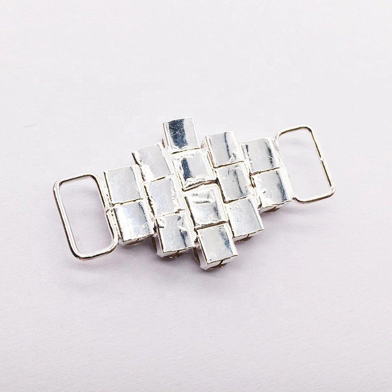 fashion crystal 4.5cm centre rhinestone bikini buckle for swimming wear