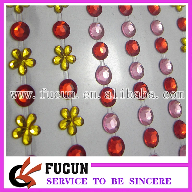 Beautiful Acrylic Sticker embellshment for mobile decoration
