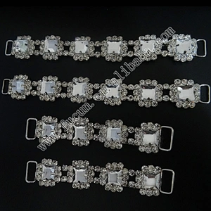 wholesale hot sale crystal rhinestone connectors bikini for fitness posing suits