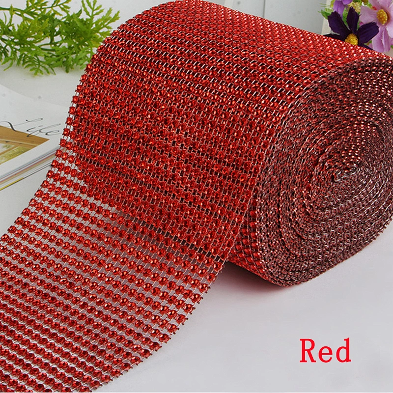 10 yards roll plastic wrap precision 3mm 4mm plastic mesh non rhinestone mesh trimming