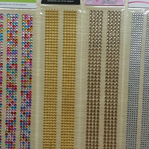 Hot Selling Fashion Body Gen Acrylic Stickers Rhinestone Phone Case Stickers for Promotion