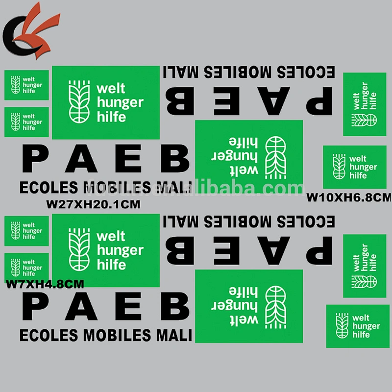 sample heat transfer plastisol sticker