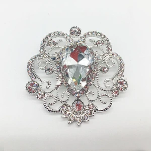Sparkly Bridal Crystal Diamante Brooch For Wedding Invitation decoration