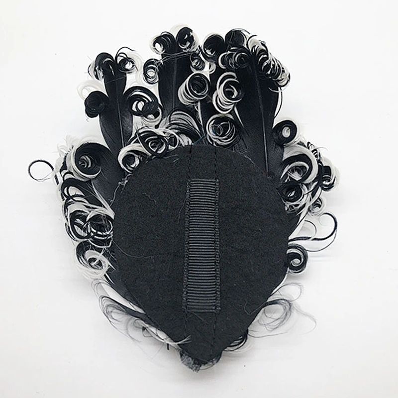 2019 new charming colorful curly feather pads wholesale for  baby accessories