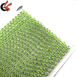 plastic clear rhinestone banding trimming