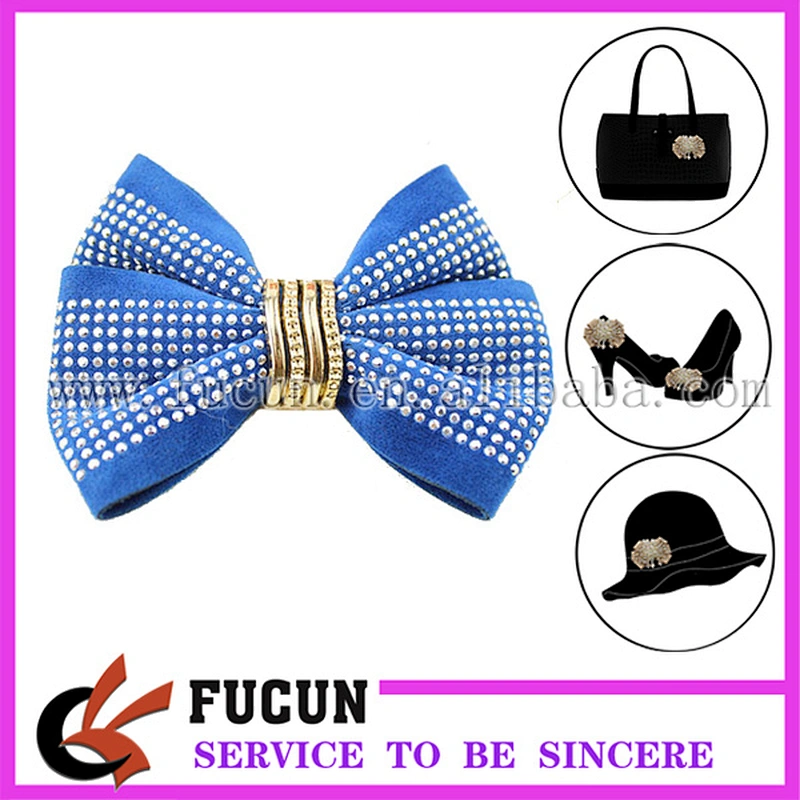 New arrival wholesale high heels Nubuck Leather metal removable shoe decoration accessories