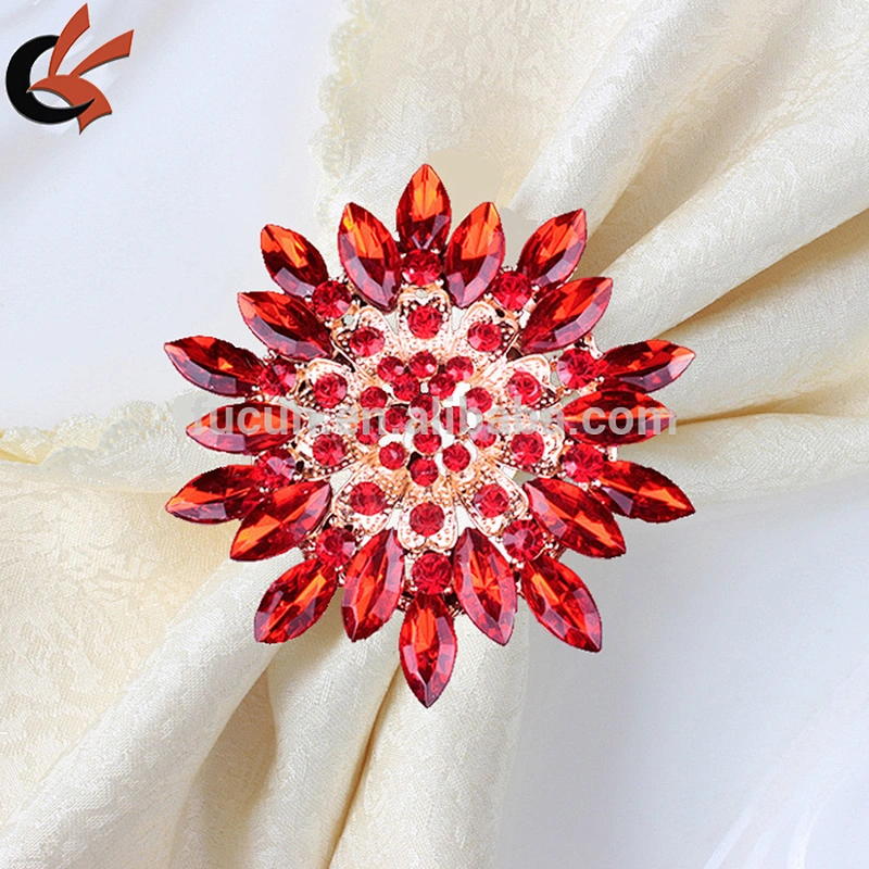 Diamante Crystal Wedding Table Decor Rhinestone Bling, Napkin Ring