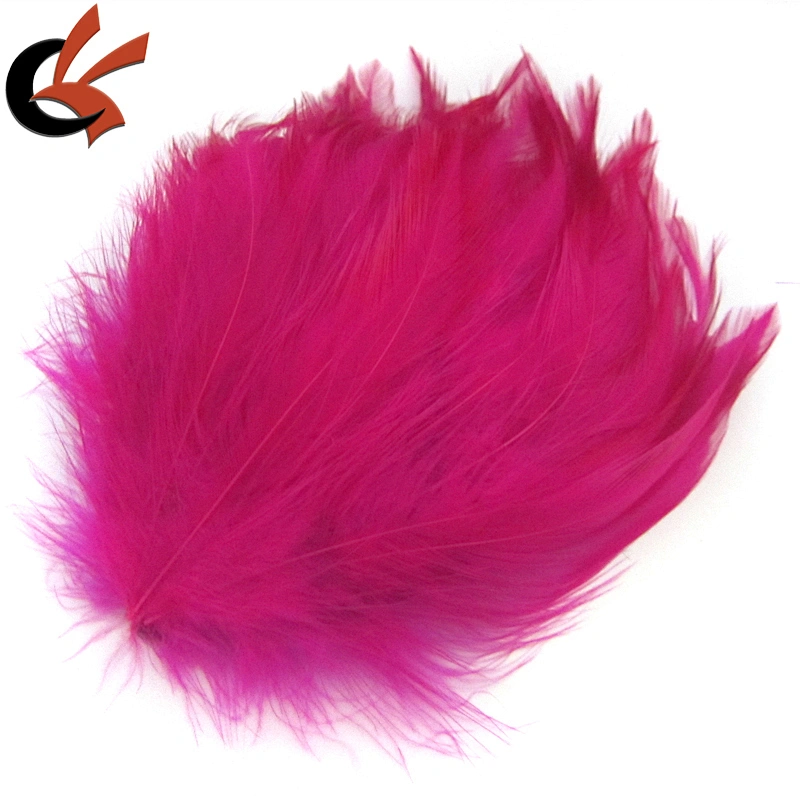 Baby headband Hot Pink HACKLE FEATHER PAD