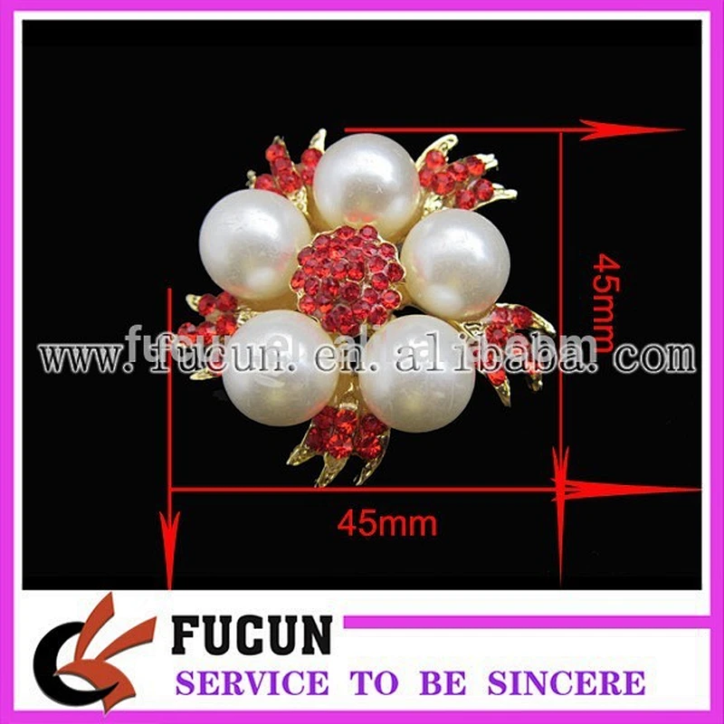 2019 fashion rhinestone pearl garment wedding decorative brooch